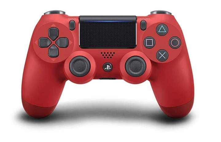 Sony DualShock 4 V2 (PS4) (Original) Magma Red i gruppen Elektronikk / TV-spill & tilbehør / Sony PlayStation 4 hos TP E-commerce Nordic AB (38-28305)