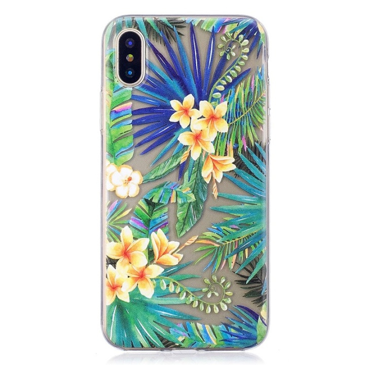 Mykt TPU-deksel for iPhone X/XS, Plants i gruppen SMARTTELEFON & NETTBRETT / Mobilbeskyttelse / Apple / iPhone X/XS / Deksel hos TP E-commerce Nordic AB (38-28447)