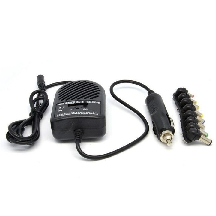 Universell DC-adapter for bærbare PC-er til bil med 8 kontakter i gruppen Datautstyr / Bærbare datamaskiner og tilbehør / Lader / Billader hos TP E-commerce Nordic AB (38-28700)