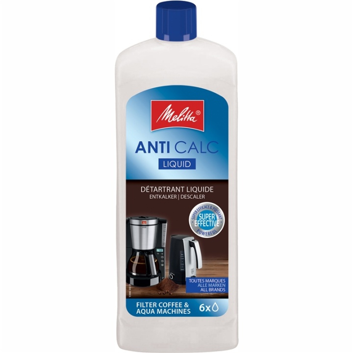 Melitta Avkalkingsvæske 250 ml (10 flasker) i gruppen HJEM, HUS OG HAGE / Husholdningsapparater / Kaffe og espresso / Kapsler, filter og tilbehør hos TP E-commerce Nordic AB (38-28847)