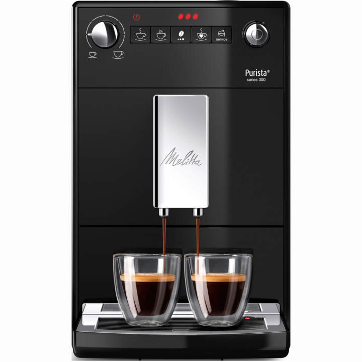 Melitta Purista Svart Helautomatisk kaffemaskin i gruppen HJEM, HUS OG HAGE / Husholdningsapparater / Kaffe og espresso / Espressomaskiner hos TP E-commerce Nordic AB (38-28856)