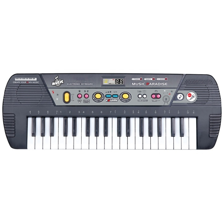 Music Keyboard 37 tangenter i gruppen LEKER, BARN OG BABY / Musikk, sang og bilde / Instrumenter hos TP E-commerce Nordic AB (38-28861)