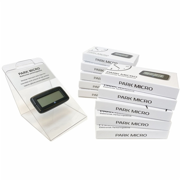 Needit Elektronisk parkeringsskive 10-pk + displaystativ i gruppen Bil / Tilbehør / Accessories / Annet biltilbehør hos TP E-commerce Nordic AB (38-28866)