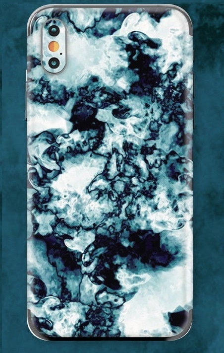 Skin for Iphone XR Cloudy - Mørkeblå i gruppen SMARTTELEFON & NETTBRETT / Mobilbeskyttelse / Apple / iPhone XS Max / Deksel hos TP E-commerce Nordic AB (38-29204)