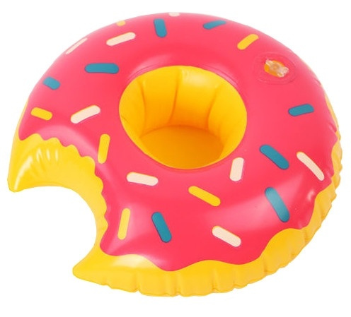 Oppblåsbar koppholder - Strawberry Donut i gruppen LEKER, BARN OG BABY / Uteleker / Badeleker hos TP E-commerce Nordic AB (38-29495)