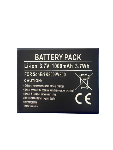 Batteri til Sony Ericsson K800i/V800 (1000 mAh) i gruppen SMARTTELEFON & NETTBRETT / Annet tilbehør / Mobilbatterier hos TP E-commerce Nordic AB (38-3013)