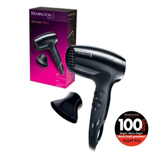 Remington Hårføner Compact 1800W eco i gruppen HELSE OG SKJØNNHET / Hår & styling / Stylingverktøy / Hårfønere hos TP E-commerce Nordic AB (38-30338)