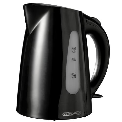OBH Nordica Vannkoker NEMO 6451 svart 1,0l i gruppen HJEM, HUS OG HAGE / Husholdningsapparater / Vann og juice / Vannkokere hos TP E-commerce Nordic AB (38-30541)