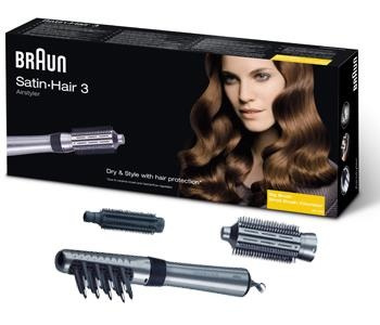 Braun Airstyler AS330 Satenghår (631606) i gruppen HELSE OG SKJØNNHET / Hår & styling / Stylingverktøy / Varmluftsbørster hos TP E-commerce Nordic AB (38-30890)