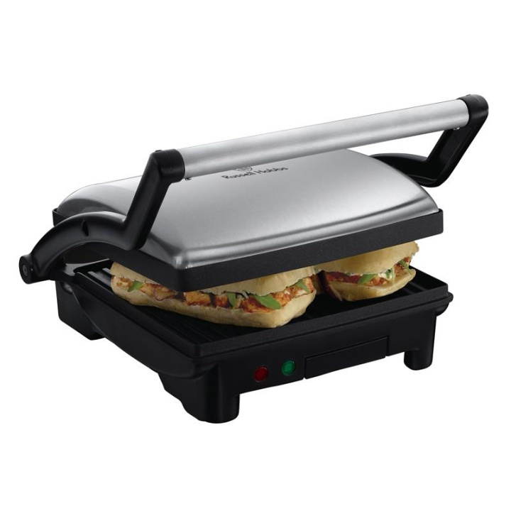Russell Hobbs Panini-grill Cook@Home 3-i-1 (20913036001) i gruppen HJEM, HUS OG HAGE / Husholdningsapparater / Brødristere og toastjern / Bordgriller & Raclette hos TP E-commerce Nordic AB (38-31174)