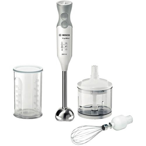 Bosch Stavmikser hvit 600 watt (MSM66150) i gruppen HJEM, HUS OG HAGE / Husholdningsapparater / Matprosessorer og kjøkkenassistenter / Stavmiksere hos TP E-commerce Nordic AB (38-31321)
