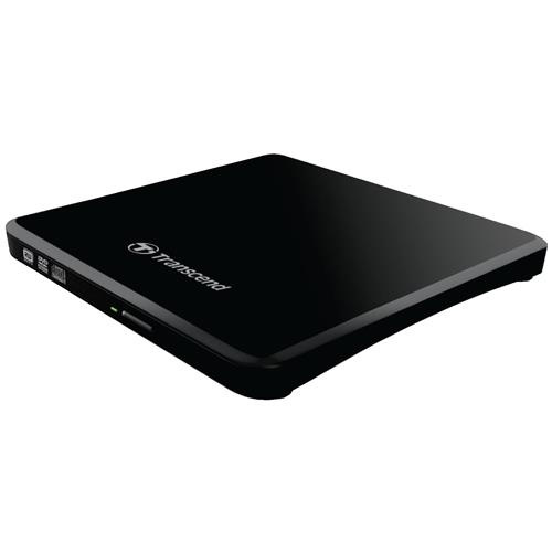 Transcend Slank ekstern CD-/DVD-brenner i gruppen Datautstyr / PC-Komponenter / Optiske Enheter hos TP E-commerce Nordic AB (38-32453)