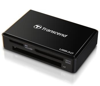Transcend Multi-leser F8 USB 3.1 svart i gruppen Elektronikk / Lagringsmedia / Minnekortleser hos TP E-commerce Nordic AB (38-32581)