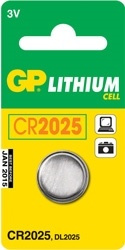GPGPCR2025 3V 1-pk ( 2183) i gruppen Elektronikk / Batterier & Ladere / Batterier / knappcelle hos TP E-commerce Nordic AB (38-33031)