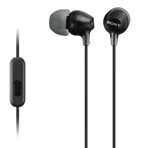 Sony Headset in-ear MDR-EX15AP Sv (MDREX15APB.CE7) i gruppen Elektronikk / Lyd & Bilde / Hodetelefoner & Tilbehør / Hodetelefoner hos TP E-commerce Nordic AB (38-33146)