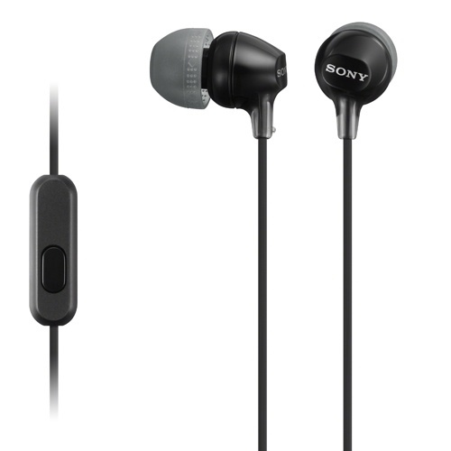 Sony Hodetelefoner i øret MDR-EX15AP Sv (MDREX15APB.CE7) i gruppen Elektronikk / Lyd & Bilde / Hodetelefoner & Tilbehør / Hodetelefoner hos TP E-commerce Nordic AB (38-33146)