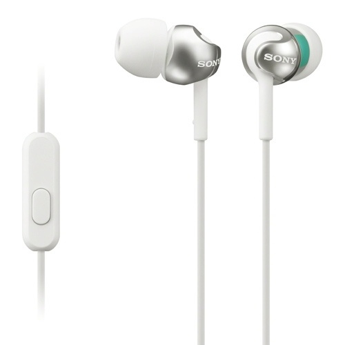 Sony Hodesett MDR-EX110AP Hvit (MDREX110APW.CE7) i gruppen Elektronikk / Lyd & Bilde / Hodetelefoner & Tilbehør / Hodetelefoner hos TP E-commerce Nordic AB (38-33171)