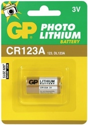 GP Batteri Litium 123A 1-pk i gruppen Elektronikk / Batterier & Ladere / Batterier / Andre hos TP E-commerce Nordic AB (38-33413)