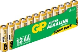 GP Super Alkaline AA12-pakke (GP151034) i gruppen Elektronikk / Batterier & Ladere / Batterier / AA hos TP E-commerce Nordic AB (38-33521)