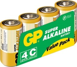 GP Super Alkaline LR14 4-pack (GP151036) i gruppen Elektronikk / Batterier & Ladere / Batterier / Andre hos TP E-commerce Nordic AB (38-33524)
