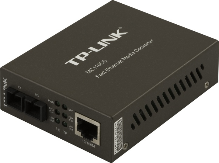 TP-LINK, Fiber SC singlemode - TP(RJ45), 10/100 Mbps, 20 km i gruppen Datautstyr / Nettverk / Mediakonvertere hos TP E-commerce Nordic AB (38-35322)