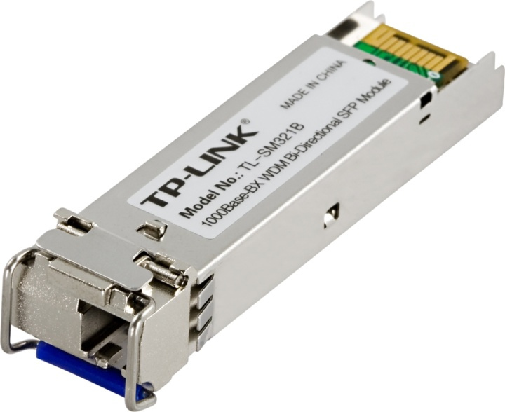 TP-LINK, Gigabit interface konverter(Mini GBIC), singlemode LC BX 10km i gruppen Datautstyr / Nettverk / Mediakonvertere hos TP E-commerce Nordic AB (38-35327)