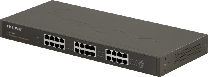 TP-LINKnettverkssvitsj, 24-port 10/100/1000 Mbps (TL-SG1024) i gruppen Datautstyr / Nettverk / Switcher hos TP E-commerce Nordic AB (38-35330)