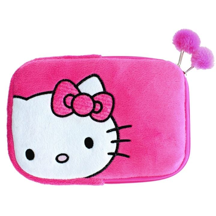 HELLO KITTY Tablet Sleeve Rosa 7-8tum Universal Plysch i gruppen SMARTTELEFON & NETTBRETT / Nettbrettbeskyttelse / Universal beskyttelse hos TP E-commerce Nordic AB (38-36261)