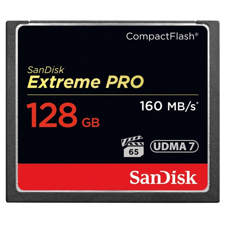SANDISK Minnekort CF Extreme Pro 128GB 160MB/s UDMA7 i gruppen Elektronikk / Lagringsmedia / Minnekort / Compact Flash hos TP E-commerce Nordic AB (38-36427)