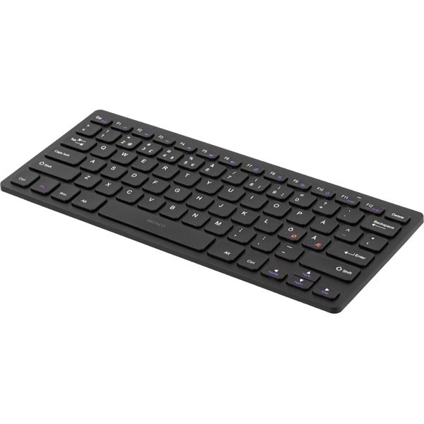 DELTACO trådløst minitastatur, USB, svart (TB-632) i gruppen Datautstyr / Mus & Tastatur / Tastatur / Trådløs hos TP E-commerce Nordic AB (38-36762)
