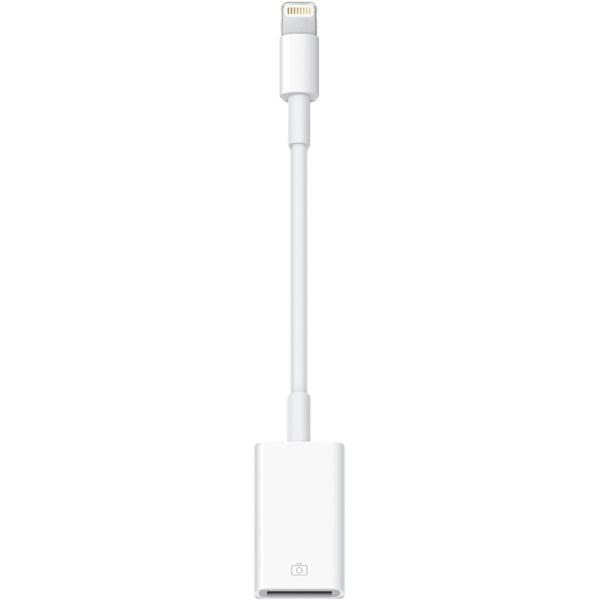 Apple Lightning til USB kameraadapter, hvit i gruppen SMARTTELEFON & NETTBRETT / Ladere og Kabler / Adaptere hos TP E-commerce Nordic AB (38-37145)