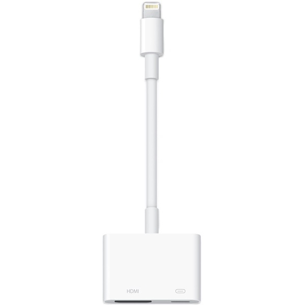 Apple, adapter, HDMI til lightning, hvit (MD826ZM/A) i gruppen Elektronikk / Kabler og adaptere / HDMI / Adaptere hos TP E-commerce Nordic AB (38-37158)