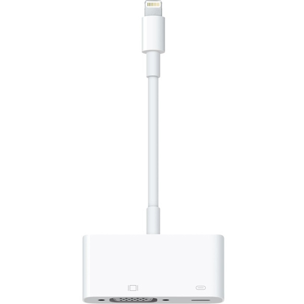 Apple, adapter, VGA til lightning, vit (MD825ZM/A) i gruppen Datautstyr / Kabler og adaptere / VGA / Adaptere hos TP E-commerce Nordic AB (38-37159)