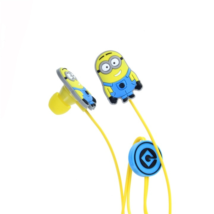 MINIONS Øreplugger Dave In-Ear Gul i gruppen Elektronikk / Lyd & Bilde / Hodetelefoner & Tilbehør / Hodetelefoner hos TP E-commerce Nordic AB (38-38030)