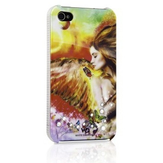White Diamonds WHITE-DIAMONDS Angel Färgad iPhone 4s Skal i gruppen SMARTTELEFON & NETTBRETT / Mobilbeskyttelse / Apple / Eldre Apple-modeller hos TP E-commerce Nordic AB (38-38750)