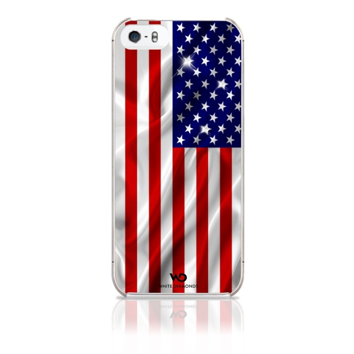 White Diamonds WHITE-DIAMONDS Skal iPhone 5/5s/SE Flagga US i gruppen SMARTTELEFON & NETTBRETT / Mobilbeskyttelse / Apple / iPhone 5/5S/SE / Deksel hos TP E-commerce Nordic AB (38-38800)