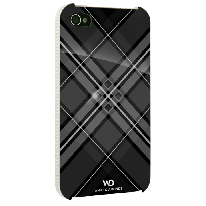 WHITE DIAMONDS Grid Black deksel til iPhone 4 og 4s i gruppen SMARTTELEFON & NETTBRETT / Mobilbeskyttelse / Apple / iPhone 4/4S / Deksel hos TP E-commerce Nordic AB (38-38810)