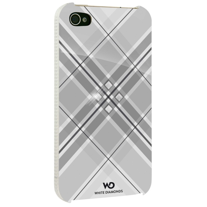 WHITE DIAMONDS Grid White deksel til iPhone 4 og 4s i gruppen SMARTTELEFON & NETTBRETT / Mobilbeskyttelse / Apple / iPhone 4/4S / Deksel hos TP E-commerce Nordic AB (38-38811)