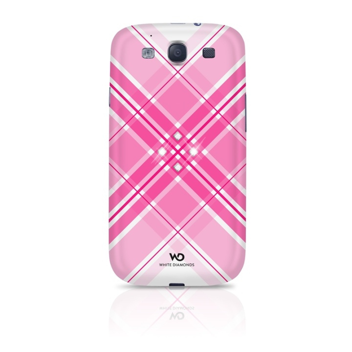 White Diamonds Grid Rosa Samsung S3 Skal i gruppen SMARTTELEFON & NETTBRETT / Mobilbeskyttelse / Samsung hos TP E-commerce Nordic AB (38-38815)