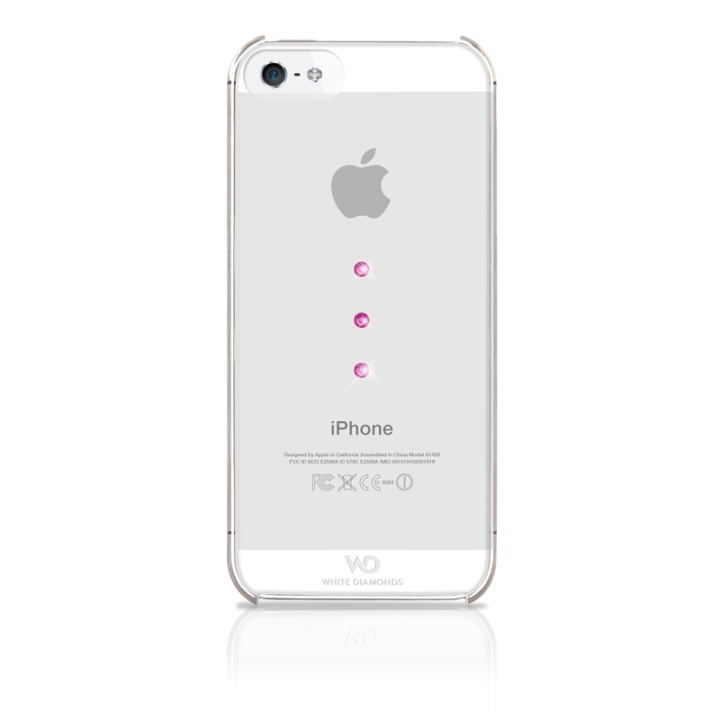 White Diamonds WHITE-DIAMONDS Ice Trinity iPhone 5/5s/SE Rosa i gruppen SMARTTELEFON & NETTBRETT / Mobilbeskyttelse / Apple / iPhone 5/5S/SE / Deksel hos TP E-commerce Nordic AB (38-38822)