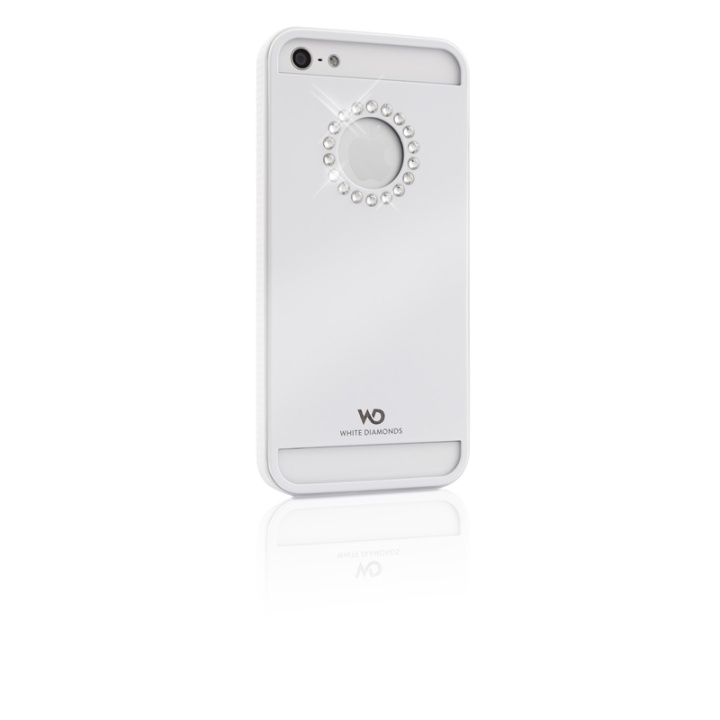 White Diamonds WHITE-DIAMONDS Metal Hvit iPhone 5/5s/SE i gruppen SMARTTELEFON & NETTBRETT / Mobilbeskyttelse / Apple / iPhone 5/5S/SE / Deksel hos TP E-commerce Nordic AB (38-38848)
