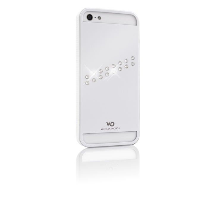 White Diamonds WHITE-DIAMONDS Metal Hvit iPhone 5/5s/SE i gruppen SMARTTELEFON & NETTBRETT / Mobilbeskyttelse / Apple / iPhone 5/5S/SE / Deksel hos TP E-commerce Nordic AB (38-38853)