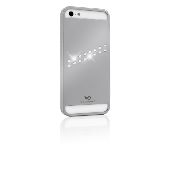 White Diamonds WHITE-DIAMONDS Metal Silver iPhone 5/5s/SE i gruppen SMARTTELEFON & NETTBRETT / Mobilbeskyttelse / Apple / iPhone 5/5S/SE / Deksel hos TP E-commerce Nordic AB (38-38856)