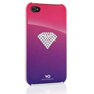 WHITE DIAMONDS Rainbow Pink deksel til iPhone 4 og 4s i gruppen SMARTTELEFON & NETTBRETT / Mobilbeskyttelse / Apple / iPhone 4/4S / Deksel hos TP E-commerce Nordic AB (38-38871)
