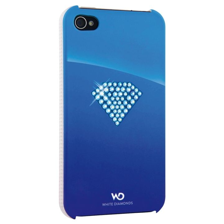 WHITE DIAMONDS Rainbow Blue deksel til iPhone 4 og 4s i gruppen SMARTTELEFON & NETTBRETT / Mobilbeskyttelse / Apple / iPhone 4/4S / Deksel hos TP E-commerce Nordic AB (38-38872)