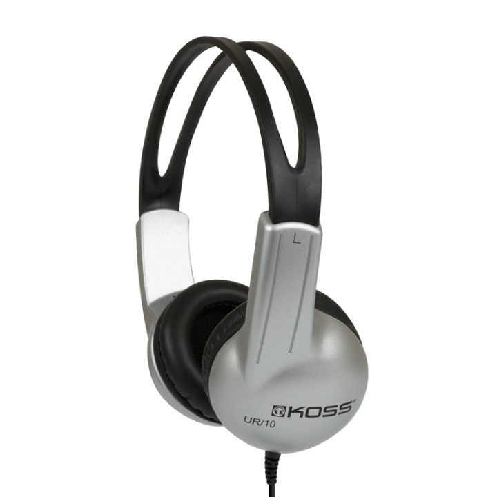 Koss Hodetelefoner UR10 On-Ear Silver i gruppen Elektronikk / Lyd & Bilde / Hodetelefoner & Tilbehør / Hodetelefoner hos TP E-commerce Nordic AB (38-38981)