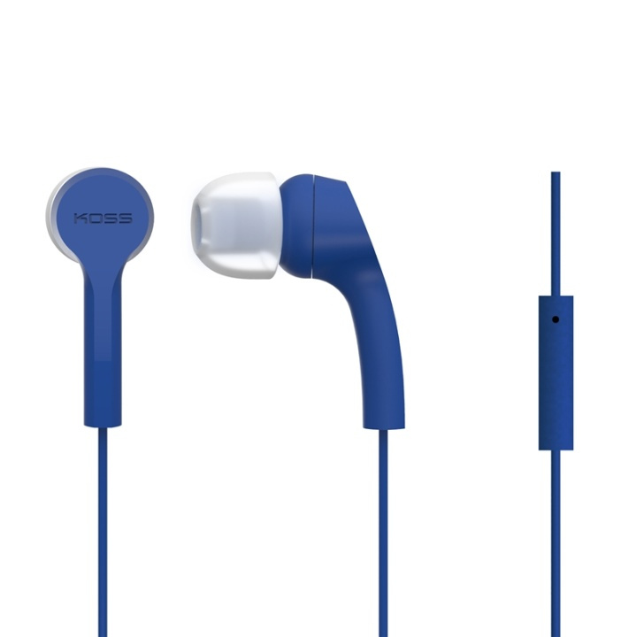 Koss Hörlur KEB9i In Ear Mic Blå i gruppen Elektronikk / Lyd & Bilde / Hodetelefoner & Tilbehør / Hodetelefoner hos TP E-commerce Nordic AB (38-39010)
