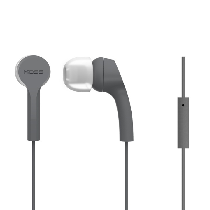 Koss Hörlur KEB9i In Ear Mic Grå i gruppen Elektronikk / Lyd & Bilde / Hodetelefoner & Tilbehør / Hodetelefoner hos TP E-commerce Nordic AB (38-39011)