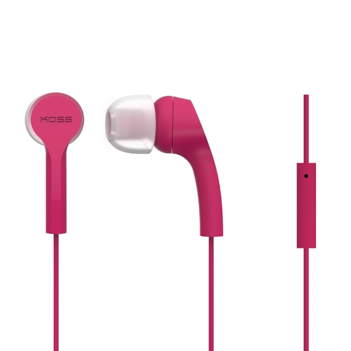 KOSS Øreplugger KEB9iP Rosa In-Ear med one touch mic i gruppen Elektronikk / Lyd & Bilde / Hodetelefoner & Tilbehør / Hodetelefoner hos TP E-commerce Nordic AB (38-39013)