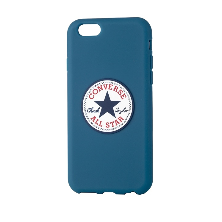 Converse Case Silicone iPhone 6/7/8/SE Blue i gruppen SMARTTELEFON & NETTBRETT / Mobilbeskyttelse / Apple / iPhone 6/6S / Deksel hos TP E-commerce Nordic AB (38-39067)